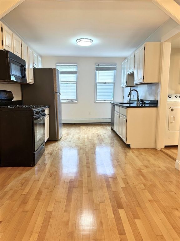 Interior, Kitchen, Wood Texture Flooring
