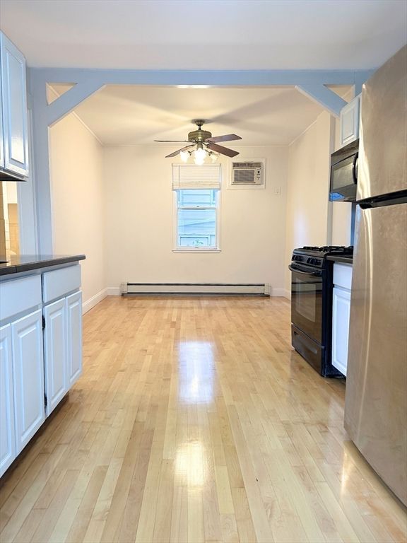 Empty room, Interior, Kitchen, Wood Texture Flooring