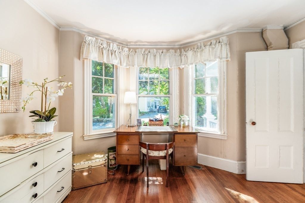 Home Office, Interior, Wood Texture Flooring