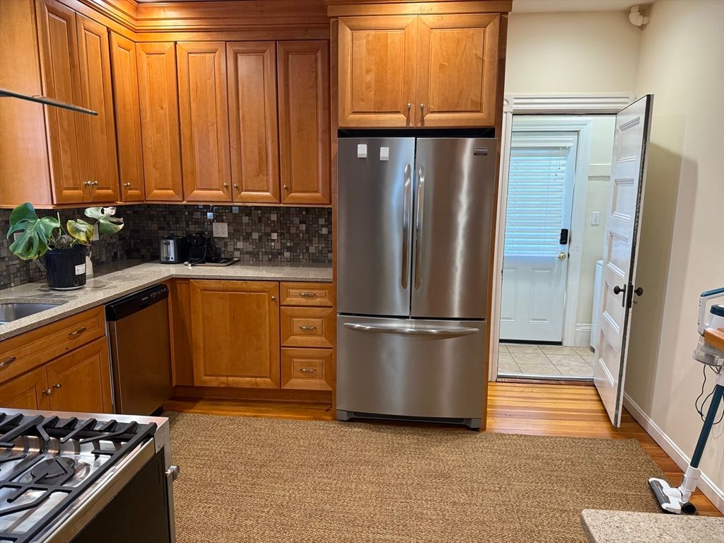 Interior, Kitchen, Wood Texture Flooring