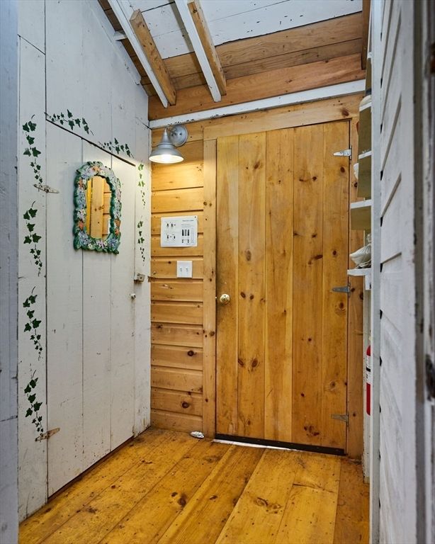 Interior, Wood Texture Flooring, Wooden Walls
