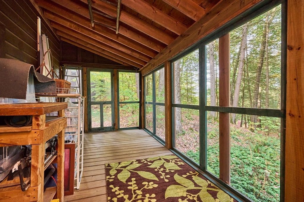 Interior, Sun Room, Wooden Beams, Wooden Ceilings, Wood Texture Flooring