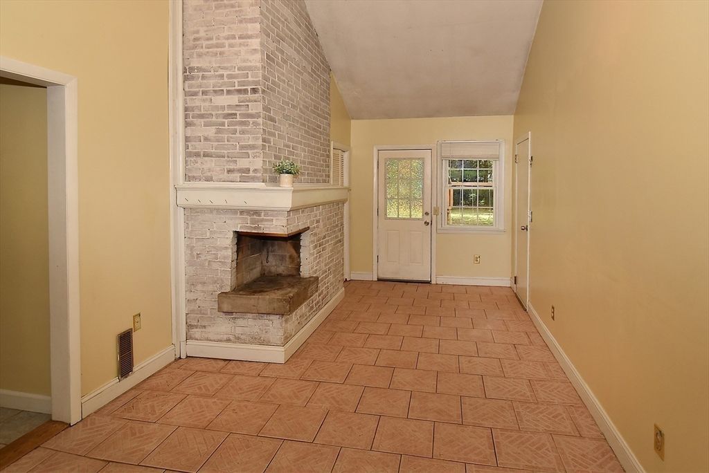 Fireplace, Interior, Stone Walls
