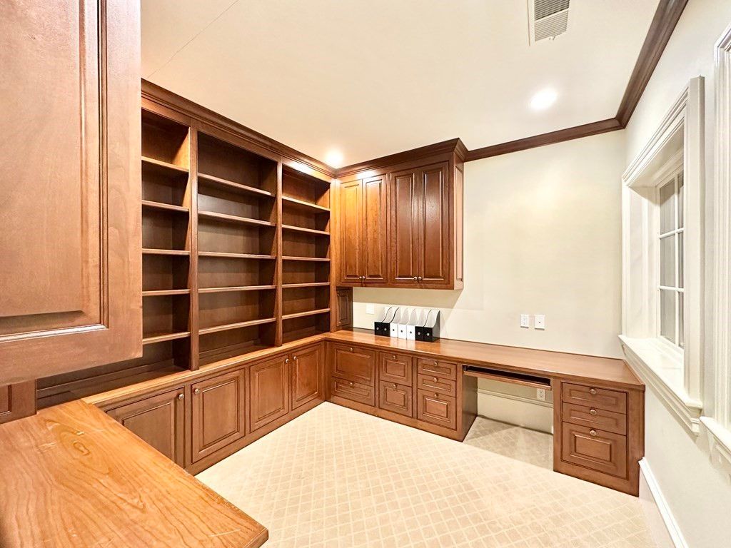 Home Office, Interior, Recessed Lighting