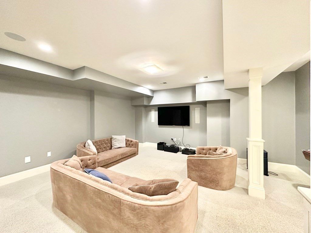 Interior, Living room, Recessed Lighting