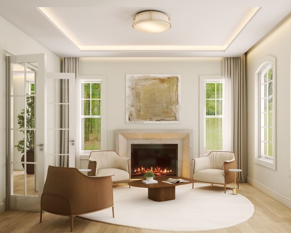 Fireplace, Interior, Living room, Wood Texture Flooring