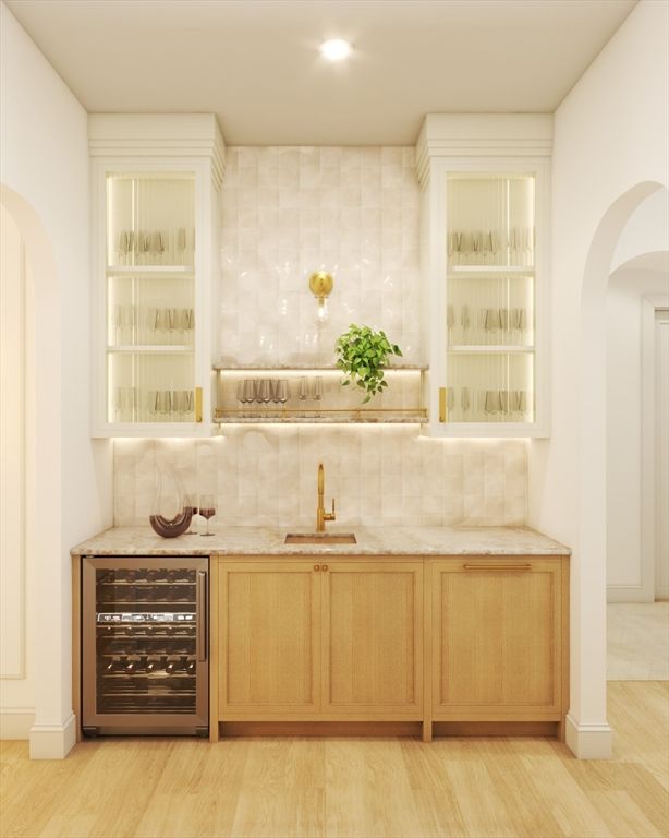 Interior, Recessed Lighting, Wood Texture Flooring