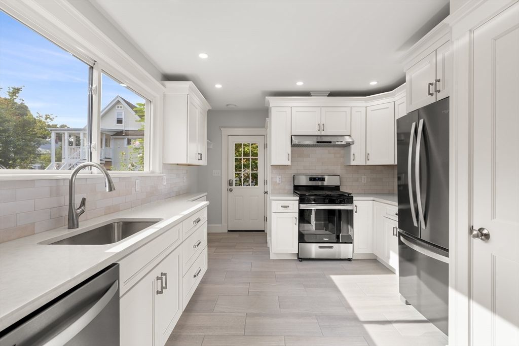 Interior, Kitchen, Recessed Lighting, Stainless Steel Appliances
