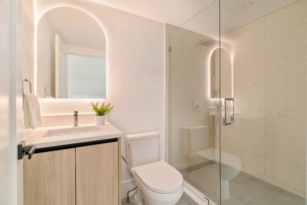 Bathroom, Glass Shower, Interior