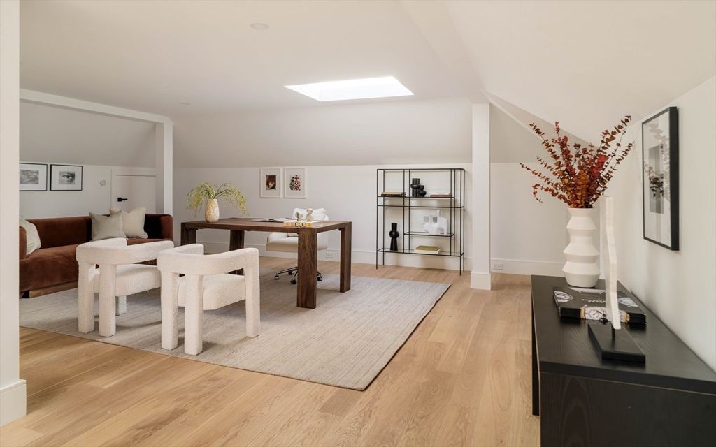 Home Office, Interior, Wood Texture Flooring