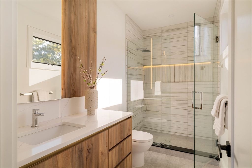 Bathroom, Glass Shower, Interior
