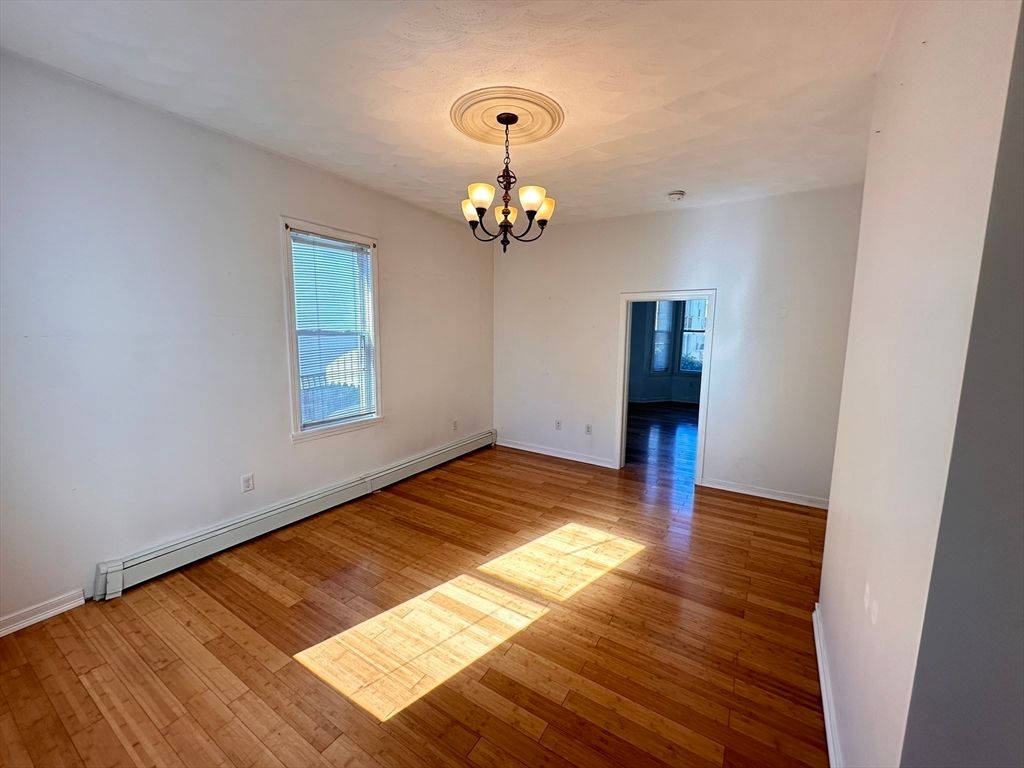 Chandelier, Empty room, Interior, Wood Texture Flooring