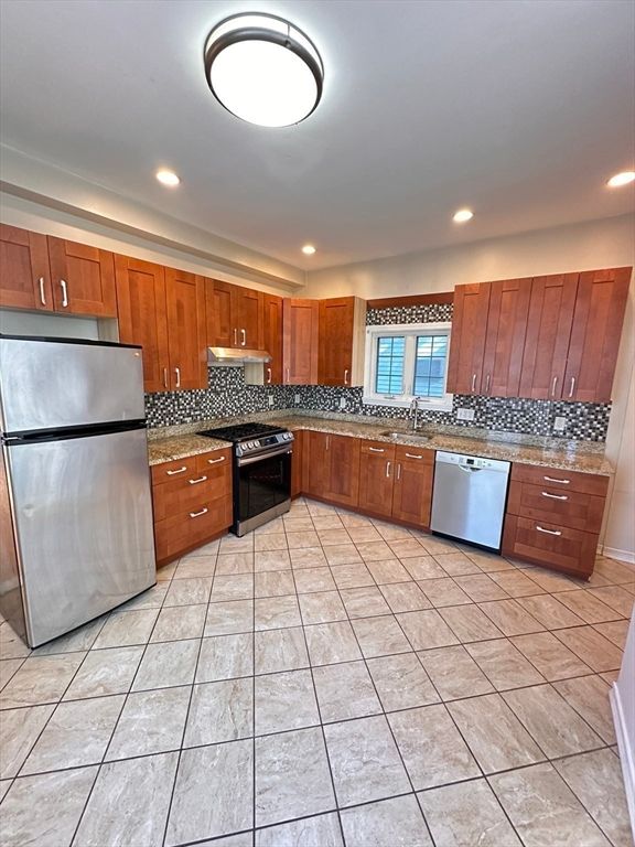 Interior, Kitchen, Recessed Lighting, Stainless Steel Appliances
