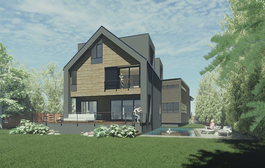 Backyard, Exterior, Facade, Modern