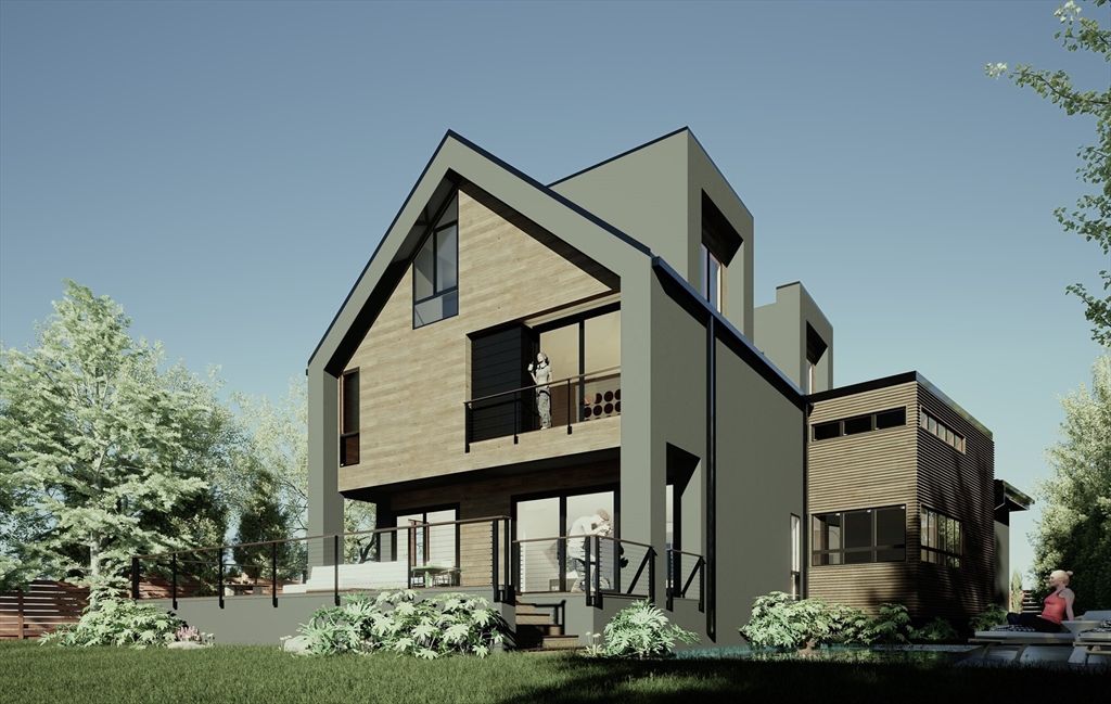 Exterior, Facade, Modern