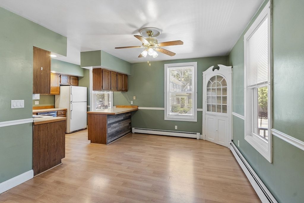 Interior, Kitchen, Wood Texture Flooring