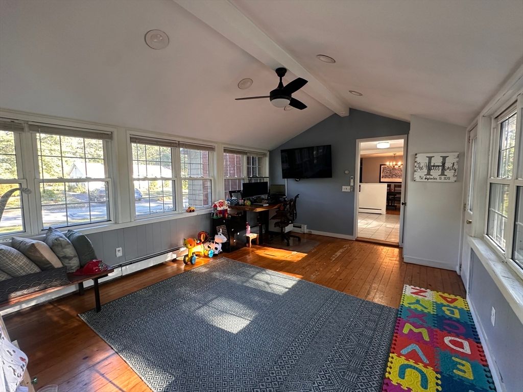 Home Office, Interior, Wood Texture Flooring