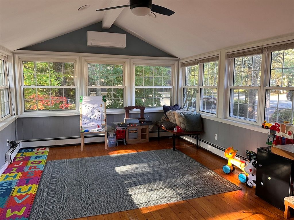 Interior, Sun Room, Wood Texture Flooring