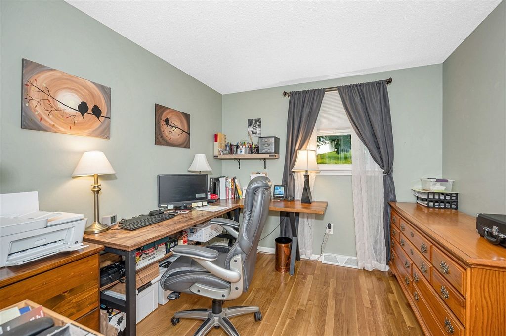 Home Office, Interior, Wood Texture Flooring