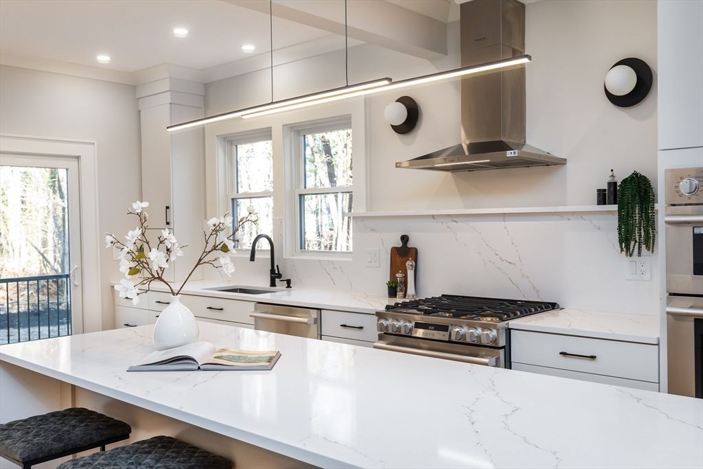 Interior, Kitchen, Recessed Lighting, Stainless Steel Appliances