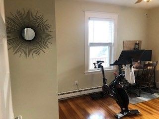 Fitness Equipment, Interior, Wood Texture Flooring