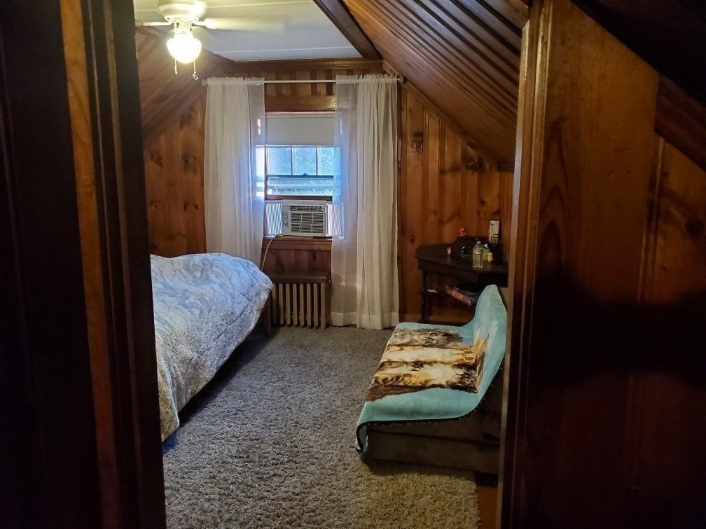 Bedroom, Interior, Wooden Walls