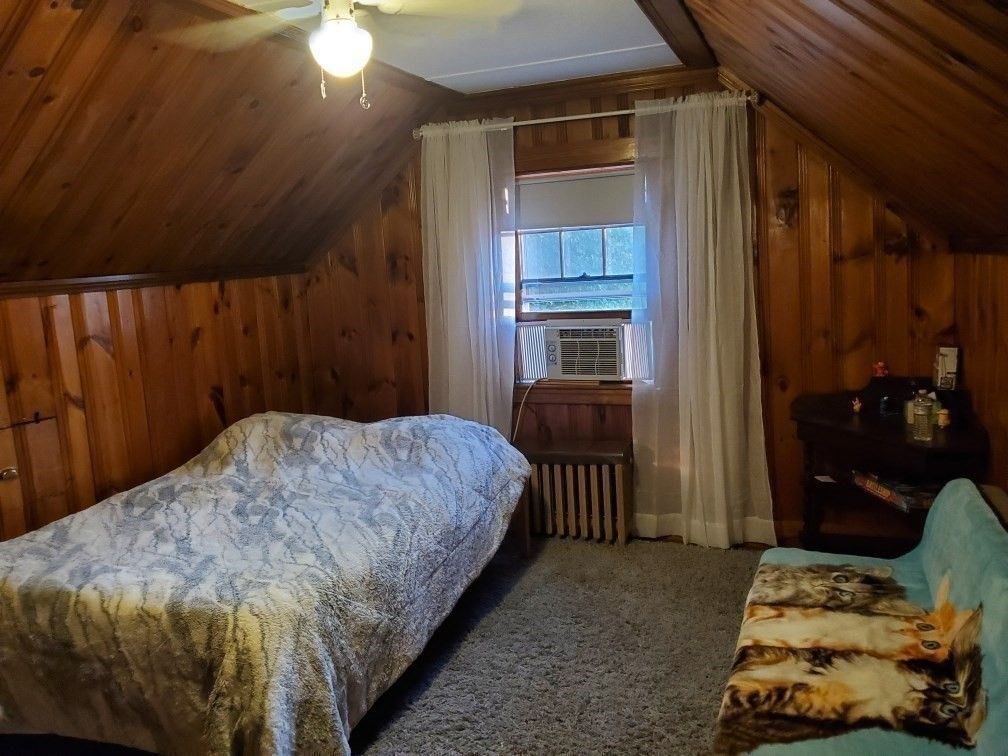 Bedroom, Interior, Wooden Ceilings, Wooden Walls