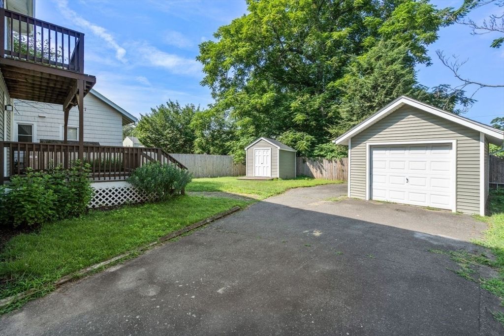 Backyard, Detached Garage, Exterior