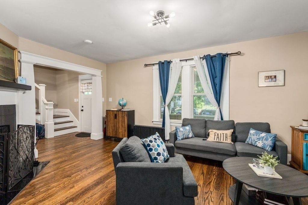 Fireplace, Interior, Living room, Wood Texture Flooring