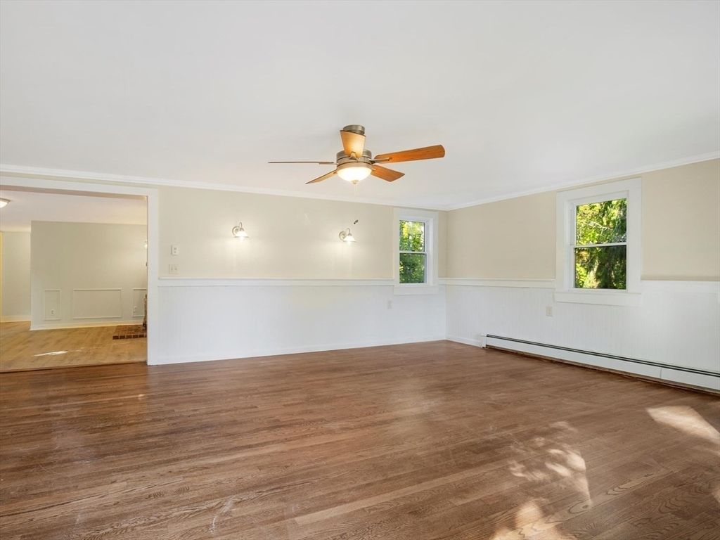 Empty room, Interior, Wood Texture Flooring