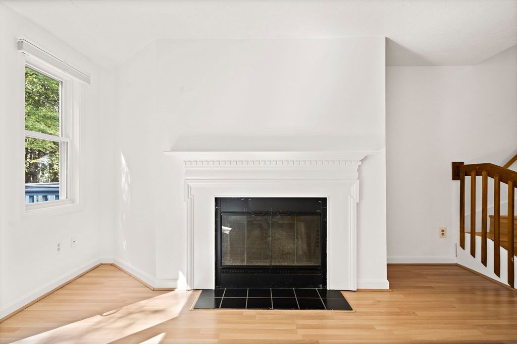Fireplace, Interior, Wood Texture Flooring