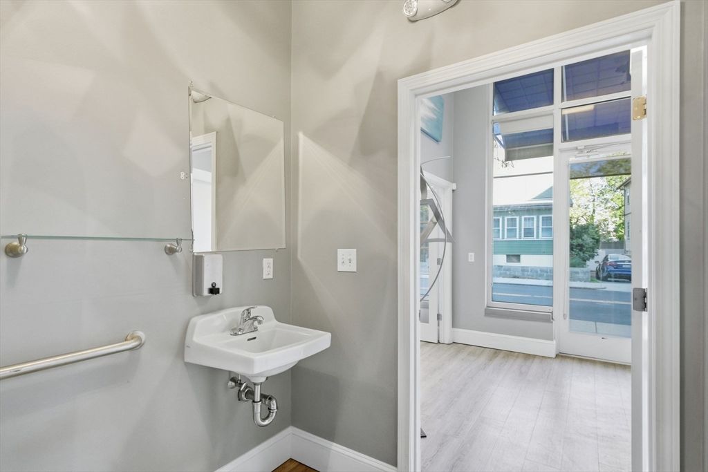Bathroom, Interior, Wood Texture Flooring