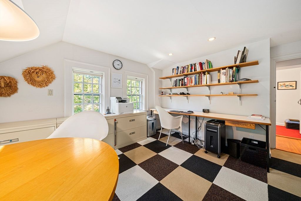 Home Office, Interior, Recessed Lighting