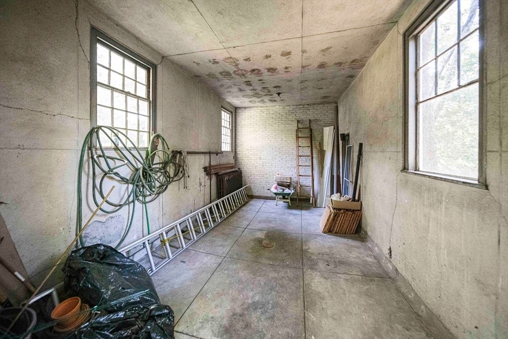 Fireplace, Interior, Stone Walls