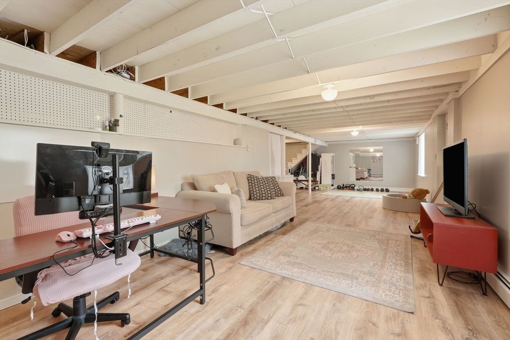 Home Office, Interior, Living room, Wood Texture Flooring