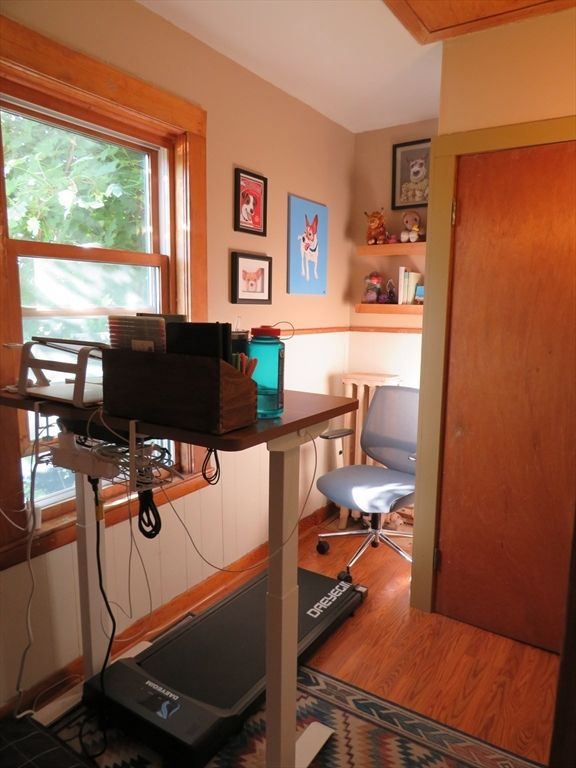 Fitness Equipment, Interior, Wood Texture Flooring