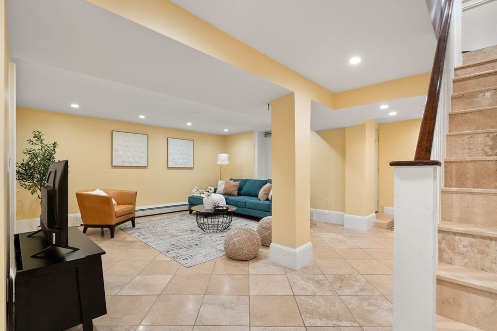 Interior, Living room, Recessed Lighting