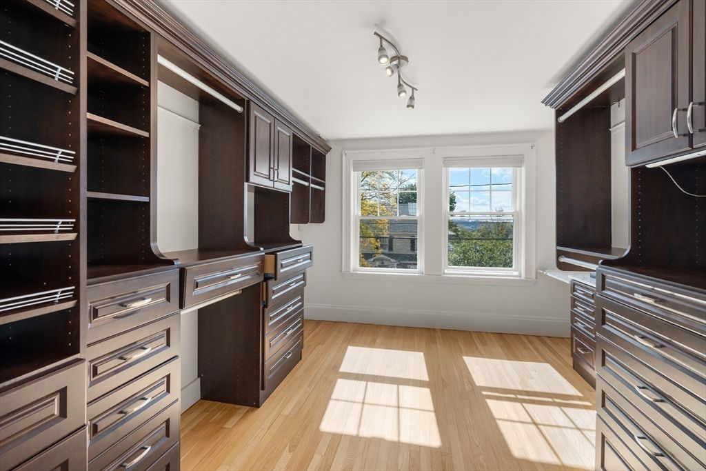 Interior, Walk-in Closets, Wood Texture Flooring