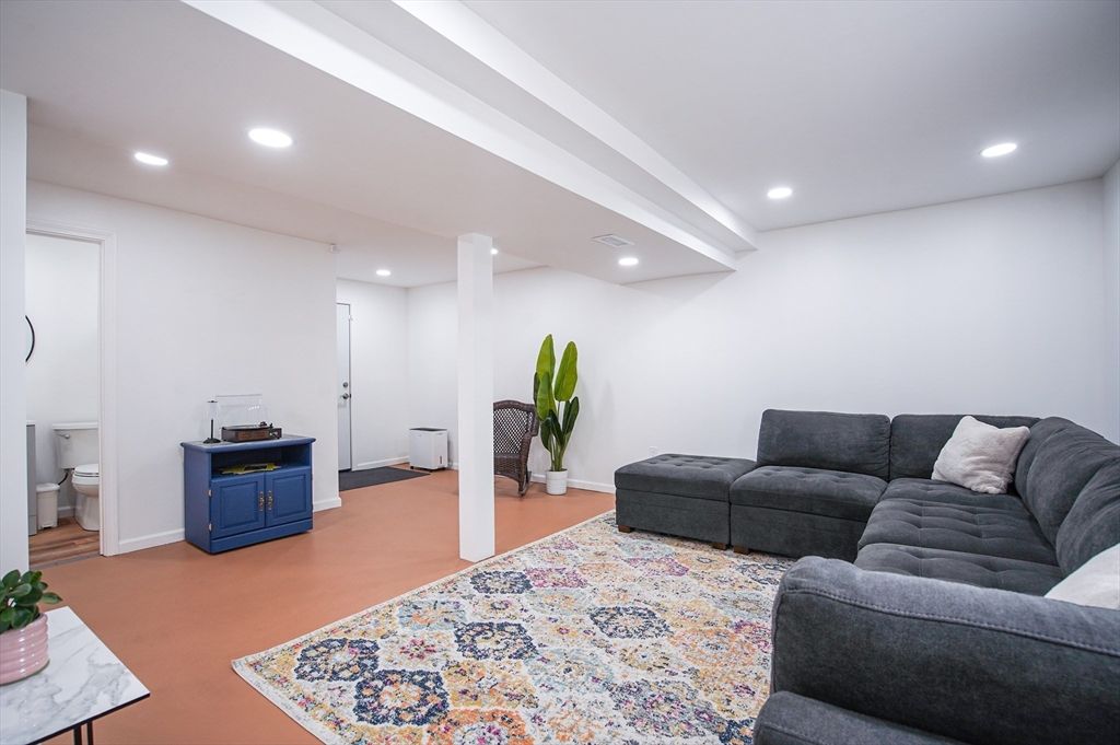 Interior, Living room, Recessed Lighting