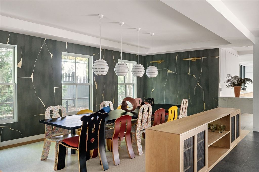 Dining room, Interior, Pendant Lights