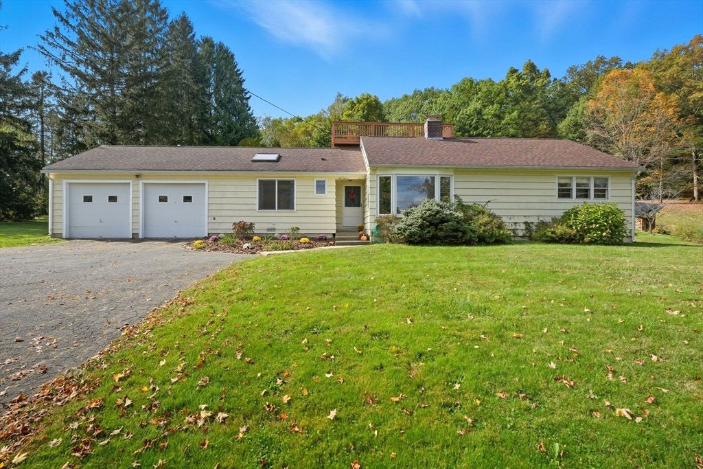 Attached, Backyard, Detached Garage, Exterior, Facade, Ranch