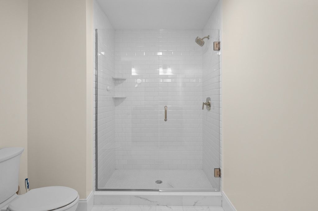 Bathroom, Glass Shower, Interior, Marble
