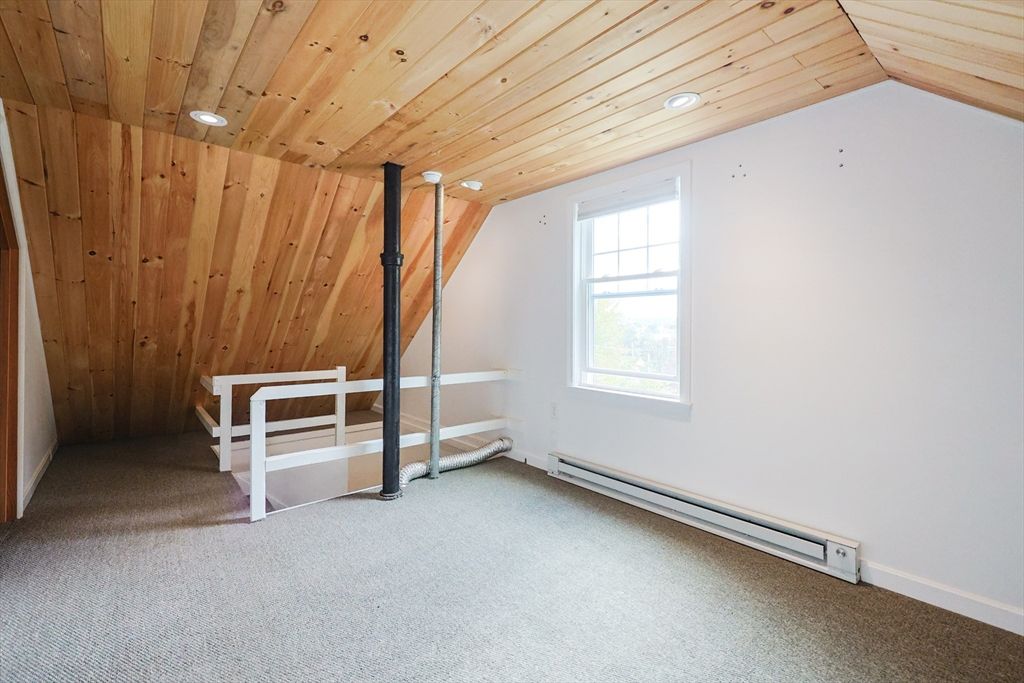 Empty room, Interior, Recessed Lighting, Wooden Ceilings, Wooden Walls