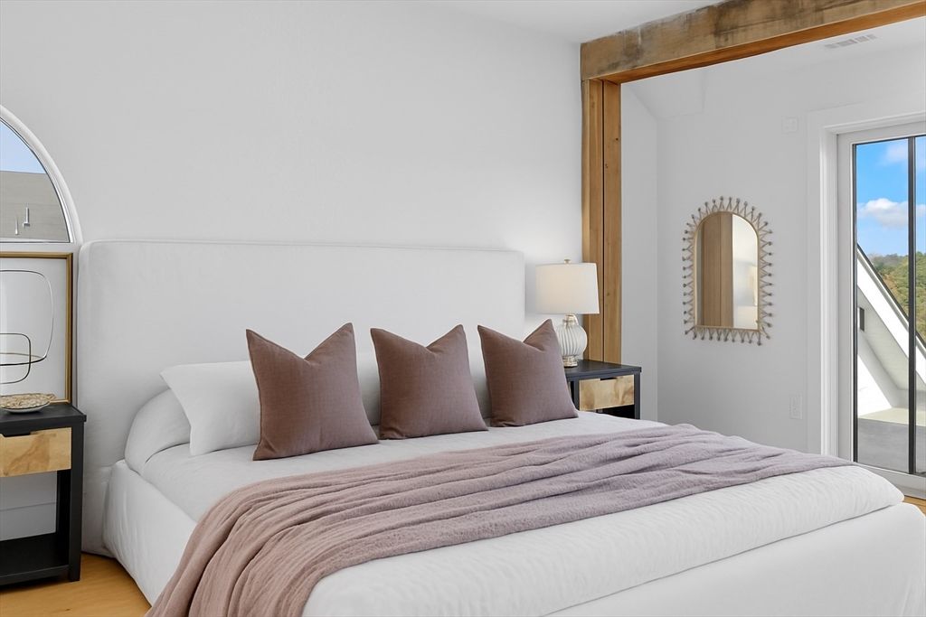 Bedroom, Interior, Wood Texture Flooring