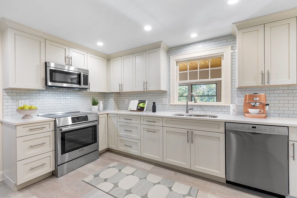 Interior, Kitchen, Recessed Lighting, Stainless Steel Appliances