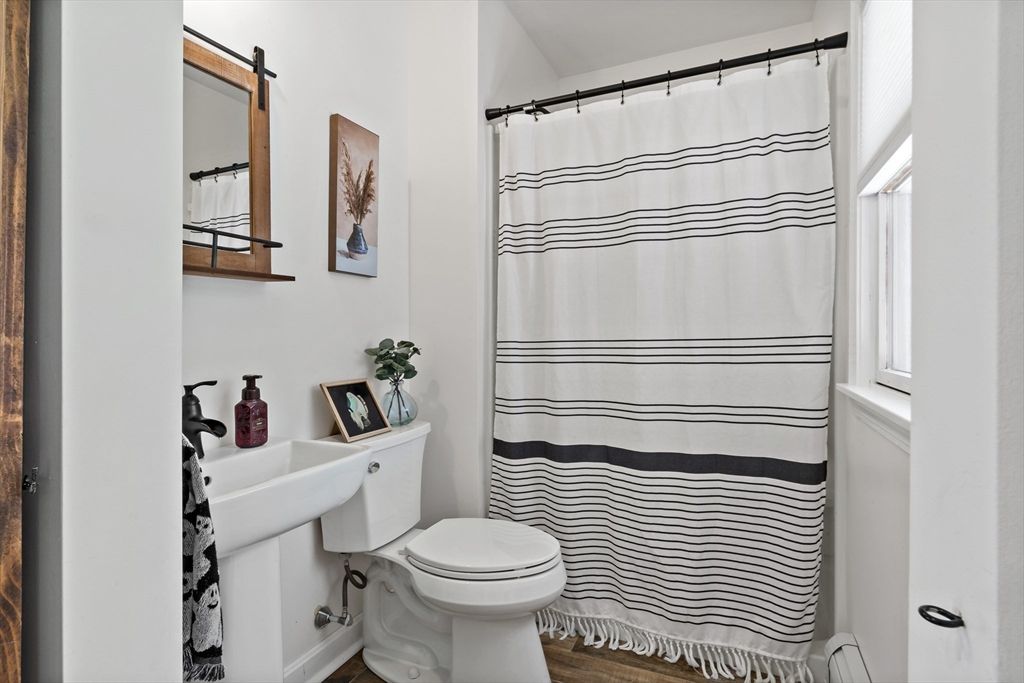 Bathroom, Interior, Wood Texture Flooring