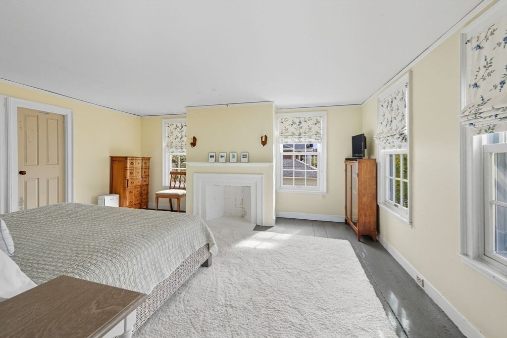 Bedroom, Fireplace, Interior