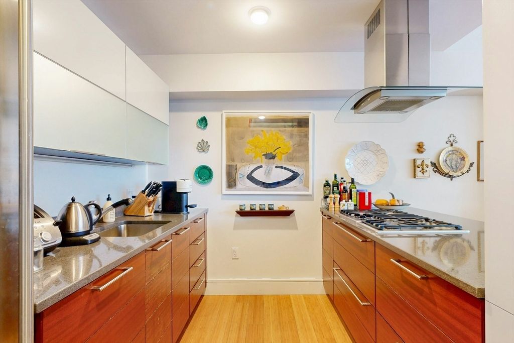 Interior, Kitchen, Wood Texture Flooring