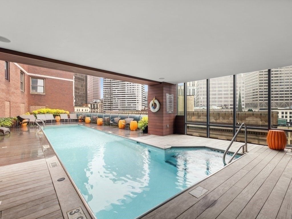Interior, Pool, Wood Texture Flooring