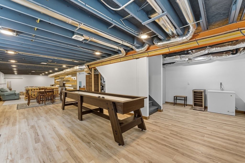 Dining room, Game Room, Interior, Wood Texture Flooring